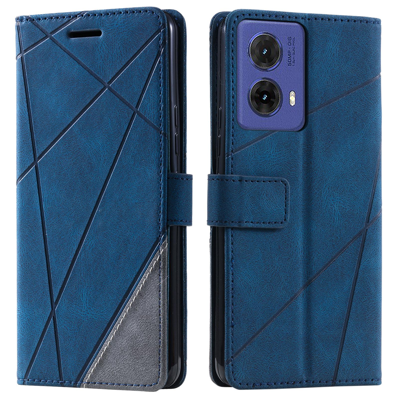 

Чехол для Motorola Moto G85 5G/S50 Neo 5G, с тиснеными линиями, кошелек из PU-кожи, чехол для телефона A