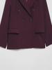 ZA Women's European & American Style Double-Breasted Suit Jacket with Wide-Leg Pants Set