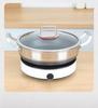 Deepened 316 Stainless Steel Non-Stick Double-Handle Pan for Pancakes - Compatible with Induction and Gas Cookers