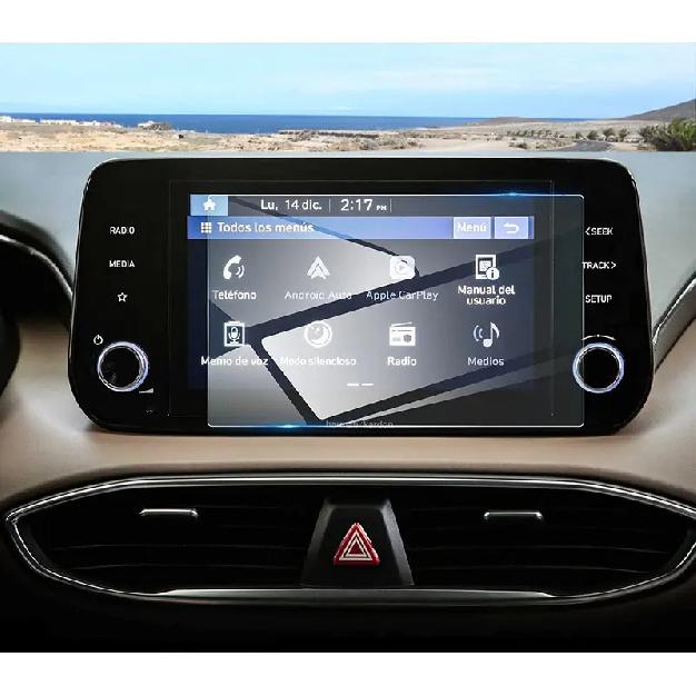 Santa Fe Screen Protector for Hyundai Santa Fe 8Inch Navigation GPS Touchscreen Protector Tempered Glass