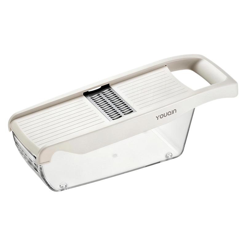 Multifunctional vegetable cutting artifact, kitchen shredder, vegetable insert, potato shredded radish, grater, do not hurt hands, filament wiper