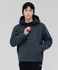 Chasecult Unisex Polar Fleece Boa Bonded Zip-Up Hoodie - Blue