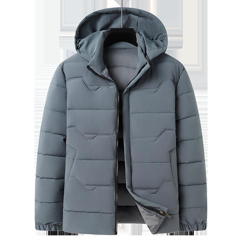 Winter Men's Down Cotton Clothes Short Anti-warm Large Size Thickened Medium Men's Cotton-padded Clothes