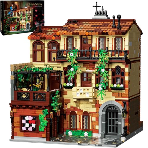 Non-Toxic 3800Pcs Classic Musical Theater Balcony Scene Building Blocks Architecture Model Bricks Desktop Decoration Kids Diy Toys Gifts