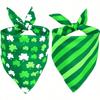 Patrick's Day Dog Bandanas, Triangle Reversible Pet Scarf For Boys And Girls, Premium Durable Fabric, Holiday Bandana For Small And Medium Dogs