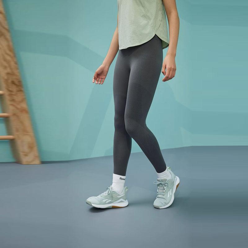 Reebok Solid Color Sports Leggings Women leggings Charcoal 23RCS610WGH1