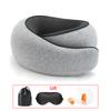 Cuscino da Viaggio per il Collo in Memory Foam per Comfort in Aereo Design Compatto ed Ergonomico per Viaggi, Viaggi in Auto, Uso Domestico Ideale