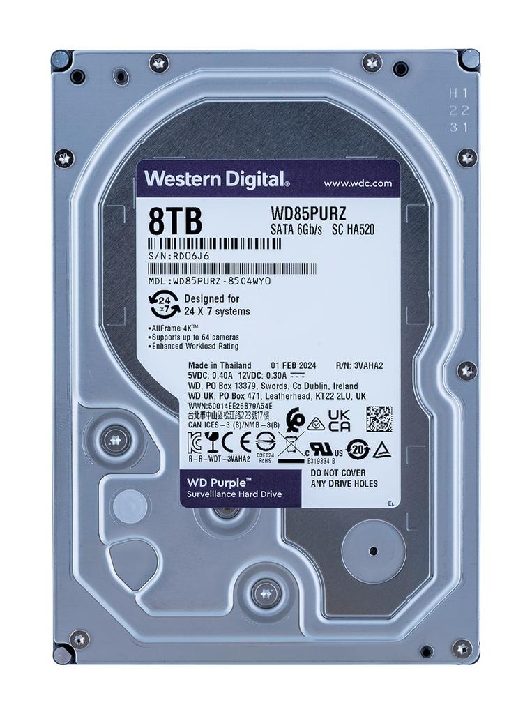 HDD WD Purple 8TB SATA WD85PURZ