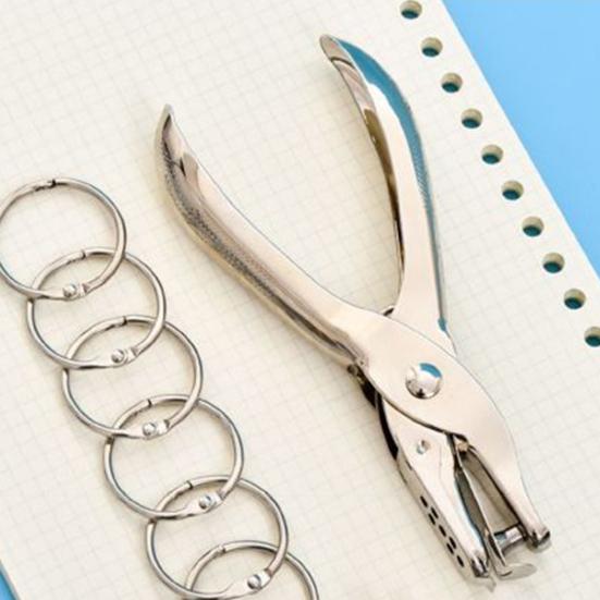 Perforatoare de Hârtie Mici cu Forme, Suprafață Netedă, Convenabile, Portabile, Perforatoare de Găuri Circulare pentru