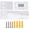 Crack Gauge - AIMOONSA - Standard Model - Transparent Acrylic - Easy Reading - Horiz./Vert. Measurement