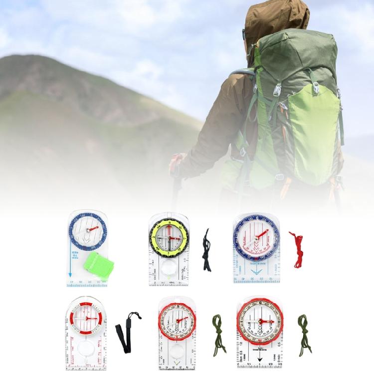 Baseplate Map Compasses with Scale Ruler Accurate Orienteering Compasses for Backpacking, Camping, Survival Navigation