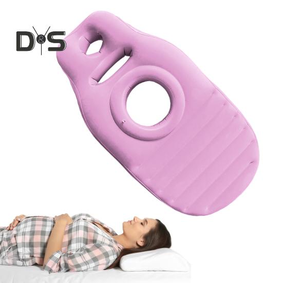 Nafukovací těhotenská podložka na jógu Ergonomická PVC podpůrná matrace na spaní s otvorem Vodotěsná Úleva od těhotenských bolestí Vzduchová matrace na celé tělo Polštář Podložka