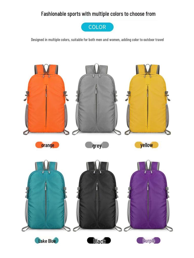 2025 Outdoor Travel Waterproof Folding Backpack