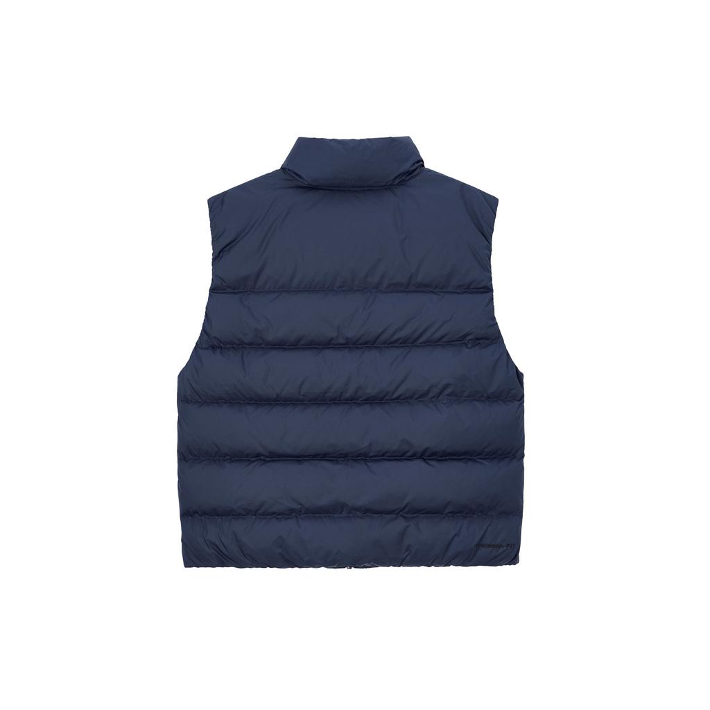 Nike Therma-Fit Windrunner Sportswear Solid Color Stand Collar Casual Down Vest Women Vests Obsidian FZ1104-451