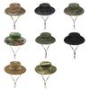 1Pc Vintage Camouflage Boonie Women Men Hat Tactical US Bucket Hats Panama Summer Cap Hunting Hiking Outdoor Camo Sun Caps