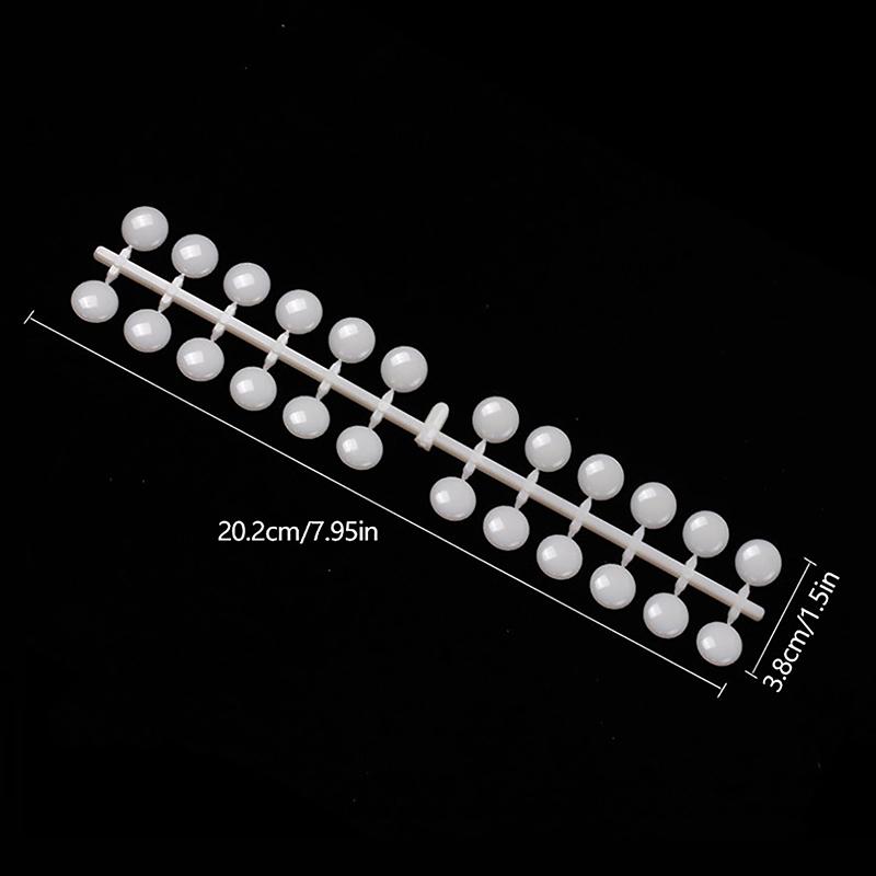 1/1.2/1.5Cm Mini Round Shaped Clear Glass Nail Polish Color Card Nail Art Color Display Tips 240/120Pcs Fake Color Chart Showing