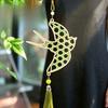 Zongzi Bamboo Pendant Material Kit Handmade Wind Chime Kit  Courtyard Decor