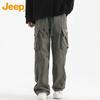 JEEP Men's Loose Straight-Leg Casual Cargo Pants