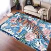 Modern Style Big Size Living Room Rugs Tiger Pattern Bedroom Carpet Soft Non-slip Mat for Kids Foldable Easy Clean Customizable