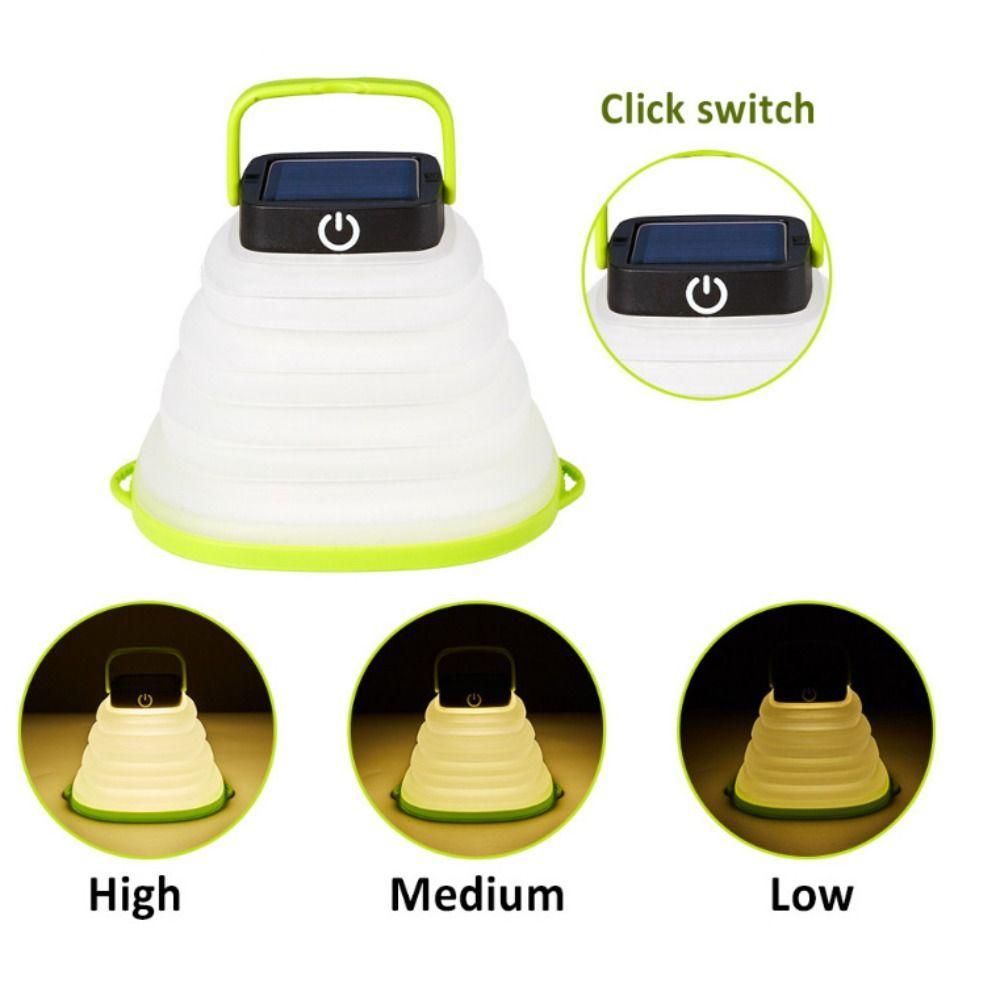 Portable Solar Lighting Lamp Exotic Foldable Flashlight Tent Lighting Camping Lamp  Outdoor
