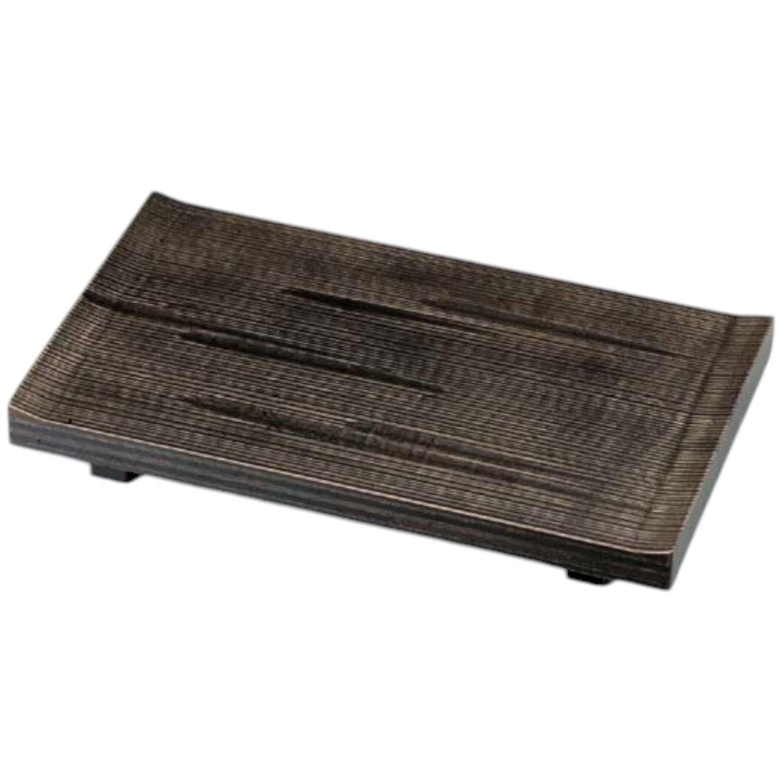 

Premium Nigiri Sushi 100cm Crowned Unryu Made in Japan J-kitchens Plate, Wooden, Platform, Style, Yomogi, Shatter-Resistant,