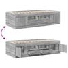 Daybed with Drawers Without Mattress Gray Sonoma 75x190 cm