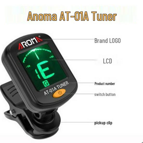 JOYO JT-01 Tuner for Guitar, Ukulele, Violin, Bass, Folk