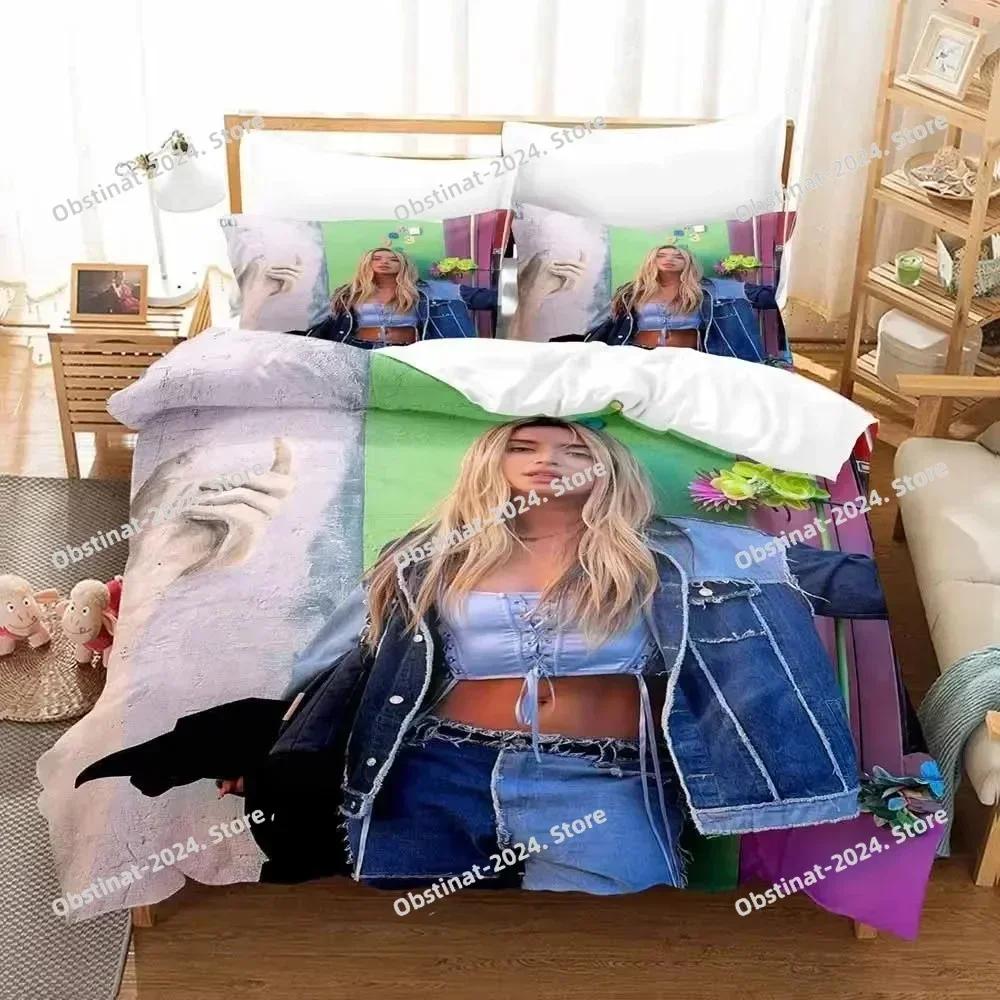 Popular Kawaii Sexy Girl Bedding Set Printed single Comforter Quilt Duvet Cover Pillow Case 3 Pieces Sets Kids Adult Size