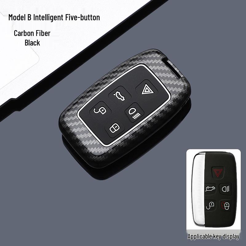 Premium Carbon Fiber Key Case for Jaguar XFL/XEL/XJL/EPACE/FPACE