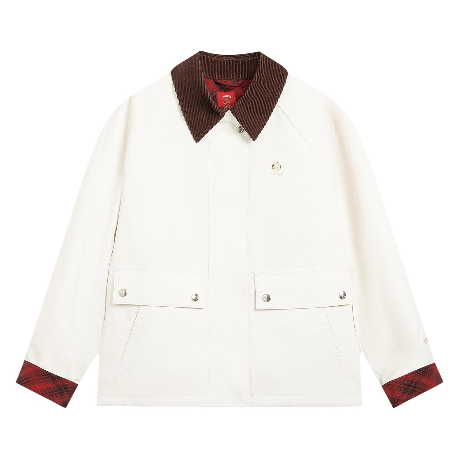 

Li Ning Sports Lifestyle Series Windproof Water-Repellent Logo Cotton Jacket Women jackets AJMW090-5 2XL