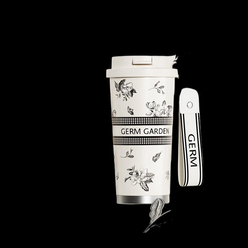 Germ Gardenia Insulated Coffee and Straw Tumbler