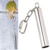Heavy Duty Stainless Steel Bell Sweet Sound Parrot Bell Toy Durable Hanging Bell Toy Bird Cage Use
