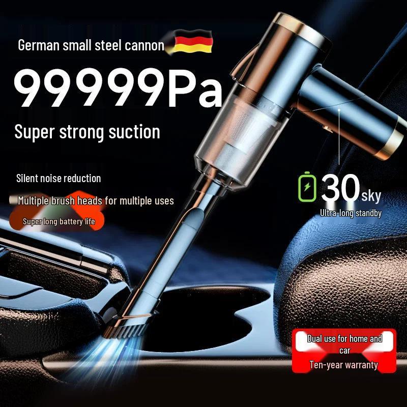 German Dual-Use High Suction Mini Vacuum Cleaner for Car and Home