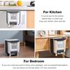 Wall-Mounted Folding Trash Can Kitchen Cabinet Door Hanging Trash Can Bathroom Trash Storage Rack Car Folding Trash Can Trash Storage Tool