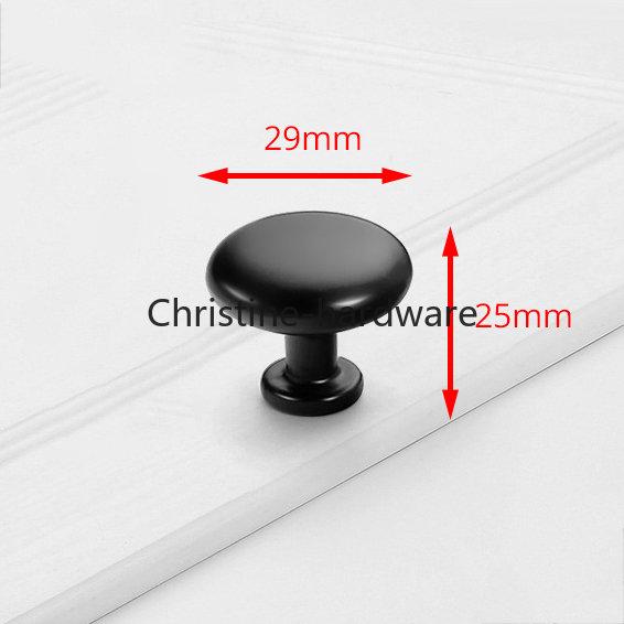 Fashion Black Hidden Cabinet Handles Aluminum Alloy Kitchen Handles Cupboard Pulls Drawer Knobs Furniture Room Door Hardware