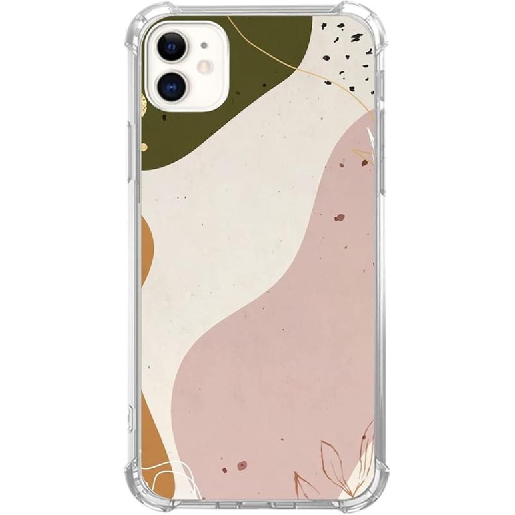 Trippy Psychedelic Flowers Phone Case for iPhone 11, Indie Hippie Colorful Eyes Flower Cover for Teens Women Men, Soft TPU Shockproof Case for iPhone