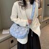 Large capacity dumpling bag spring and summer niche versatile cloud pleated bag women's bag high-end shoulder bag messenger bag