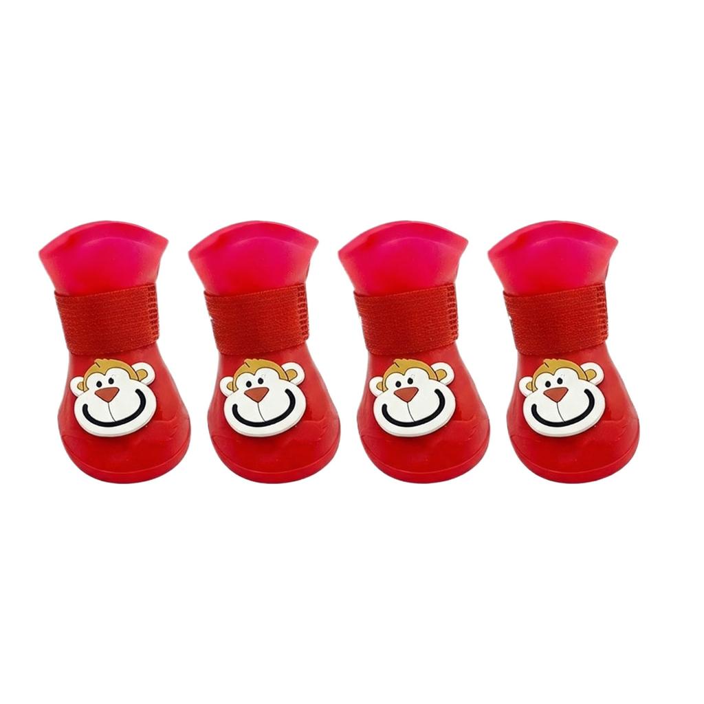 Non- And Rubber Rain Boots With Pads, Soft Soles That Won't Fall Off, Rain Boots, Puppy Shoes, Bichon And Teddy Shoes