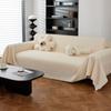Sofa Cover Waterproof Slipcover Four Seasons Universal Solid Color Waffle Sofa Cover Blanket