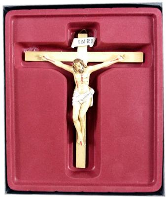 Wooden Cross In a Box 15cm | DE791TS