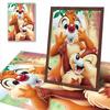 DIY Diamond Painting Cute Baby Squirrel Cross Stitch Kit Mosaic Art Diamond Painting Full Circle Diamond Home Decoration