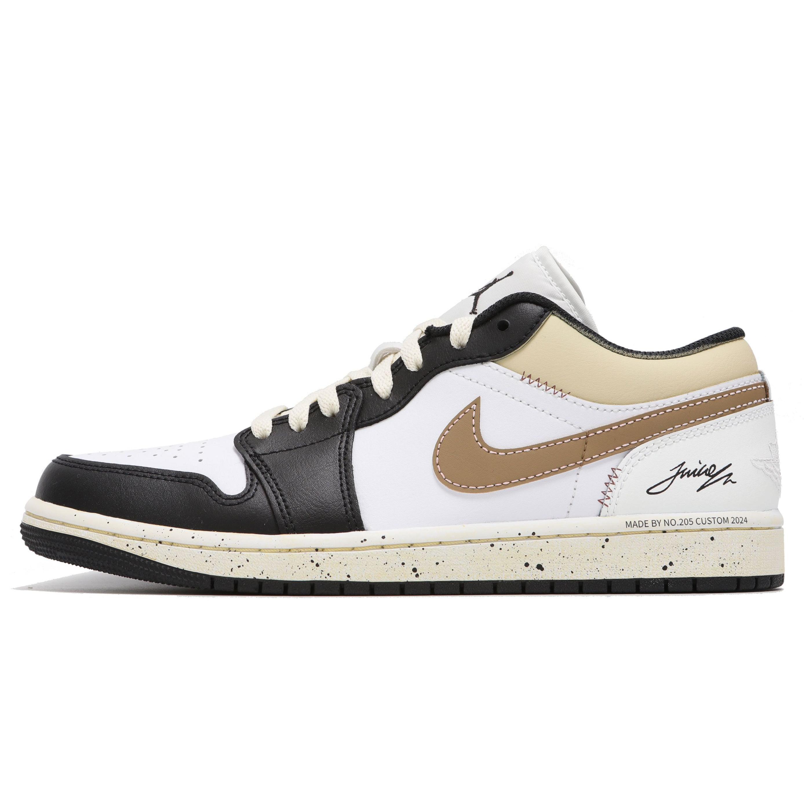 

Jordan Air Jordan 1 Abrasion Resistant Abrasion Resistant Low top Vintage Basketball Shoes Women s Light Brown DC0774-101(Teamfour-) 36.5