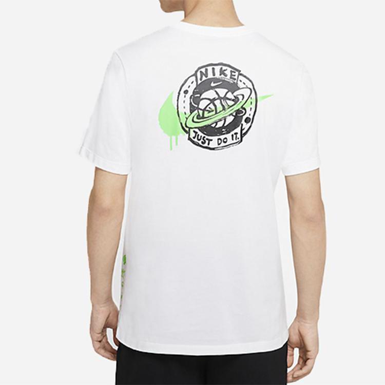 Nike Crew Neck Pullover T-Shirt Men Tops White CW4817-100