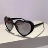 Heart Shaped Sunglasses Stylish Cute Multicolor Mirror Women Shades Trendy Retro Brand Design Fashion Gradient Eyewear