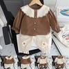 Set casual a maniche lunghe per bambini, comodi outfit da indossare tutti i giorni