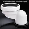 Bathroom Toilet Pipe Connectors Flush Offset Toilet Flange Fitting Change Place Connectors for Tub Waste Drain System