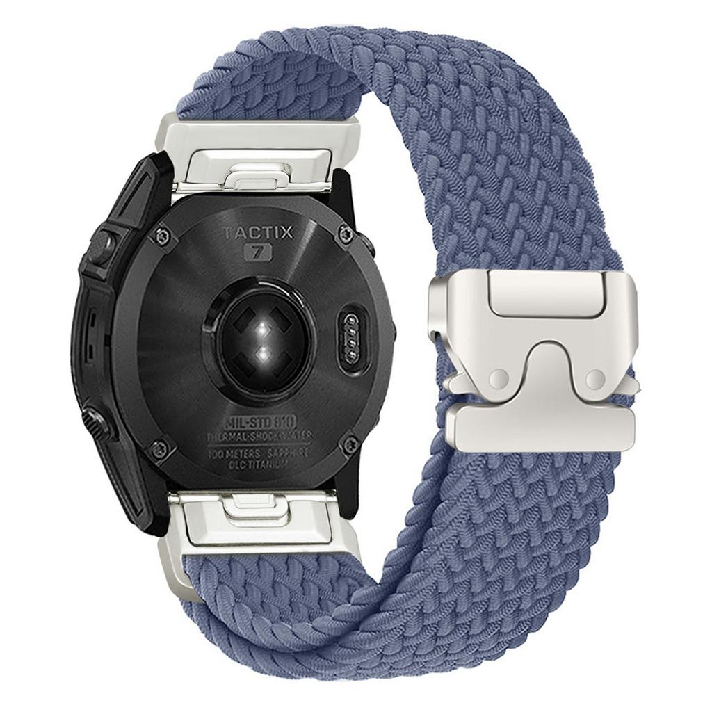22 мм нейлоновий ремінець для Garmin Fenix 7 / 7 Pro / 6 / 6 Pro / 5 Plus з парашутною пряжкою, ремінець для годинника зі швидким зняттям