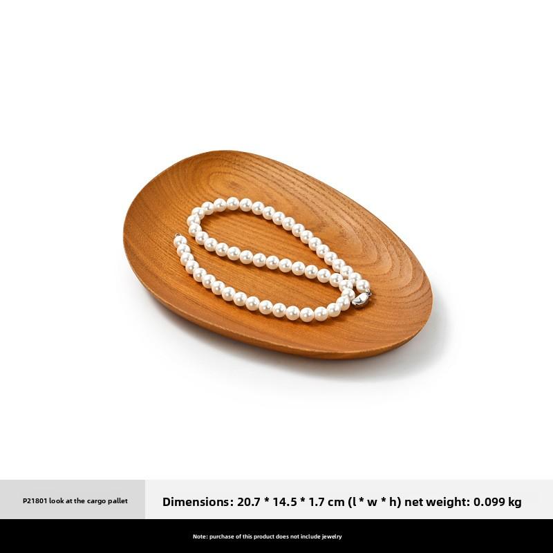 

Solid Wood Jewelry Display Tray, Ring Wenwan Bracelet Earring Bangle Organizer, Jewelry Viewing Tray