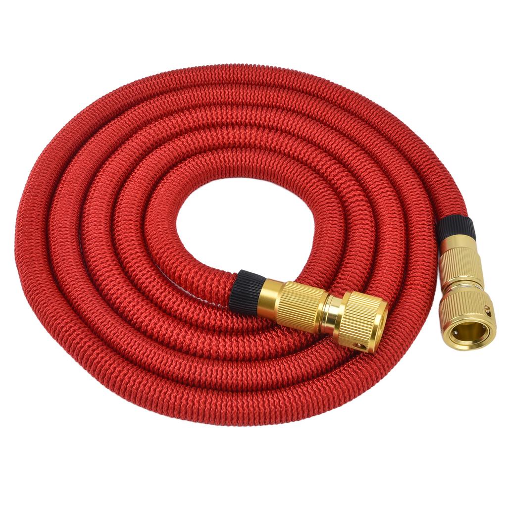 Water Hose Expandable Brass Quick Connector Garden Water Pipe for Watering Car Wash 24.6ft