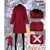 Daemons Of The Shadow Realm Kabu Cosplay Kostuum Met Rode Jas Voor Anime Rollenspel En Halloween Evenementen